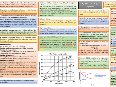 Equilibrium knowledge organiser