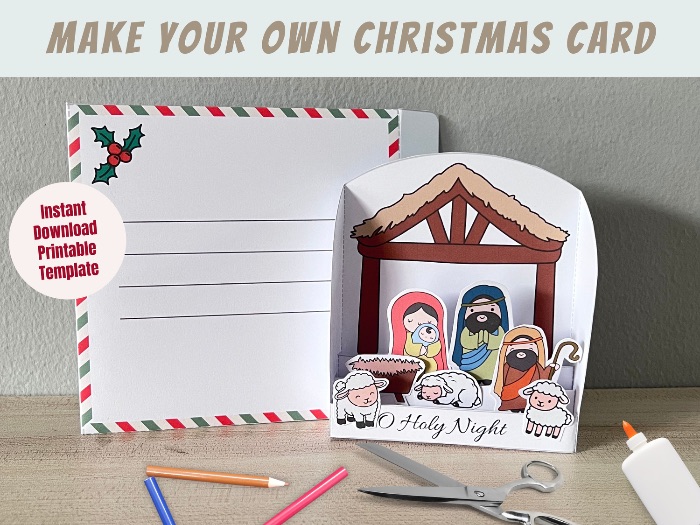 Christmas Nativity Card Making Craft