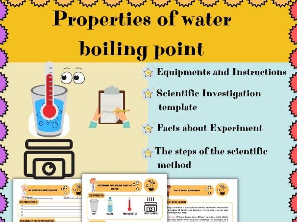 Boiling point of water Experiment : STEM activities and Scientific Method