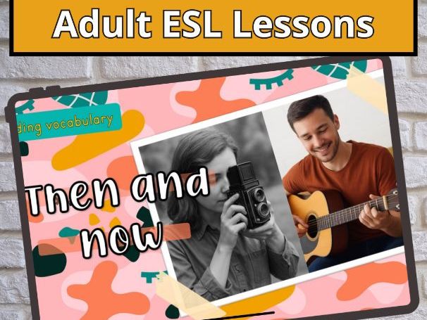 Adult teens English Lessons Building Vocabulary free time "used to" PowerPoint