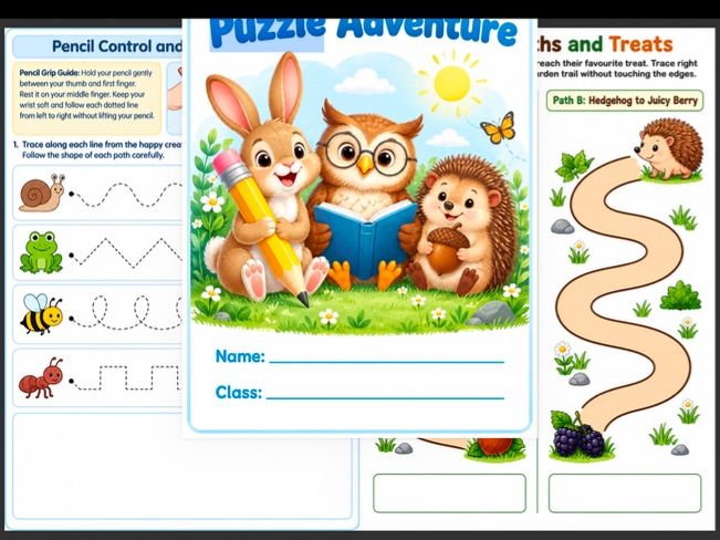 Preschool Busy Book | 30 Printable Activities for Ages 3–5