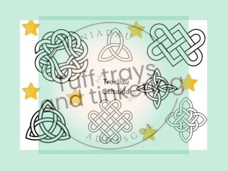 celtiad colouring page celtic patterns welsh santes dwynwen history ps1 foundation phase