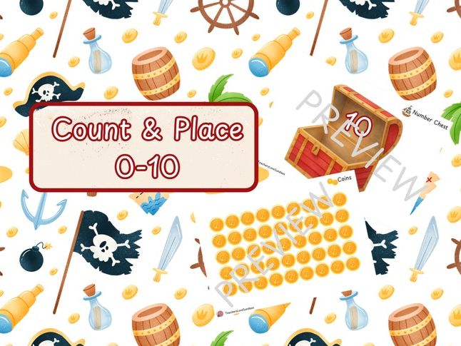 Pirate Count & Place 0-10