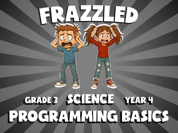 Programming Basics FRAZZLED Science Game | No-Prep Year 4 Review Activity