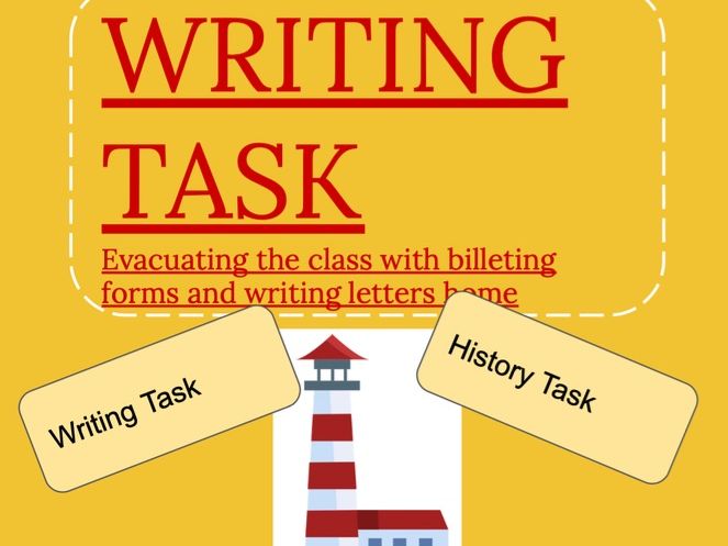 Evacuee Writing Lesson Letter Writing And Mock Evacuation Activity KS2 