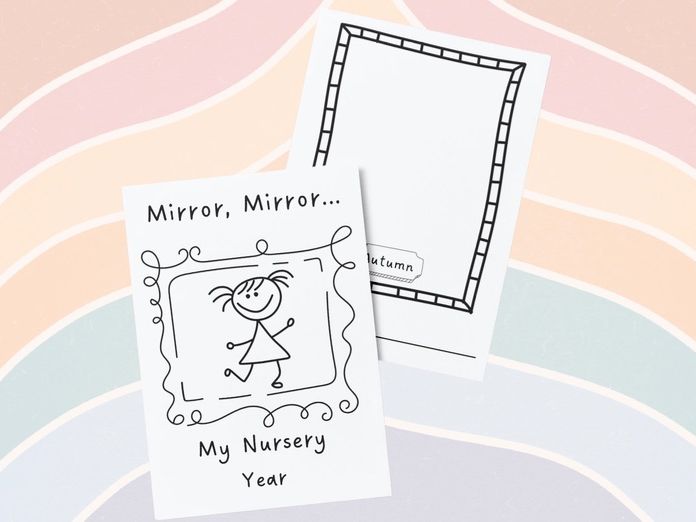 Nursery Self Portrait Termly - A4 & A5 with cover sheet