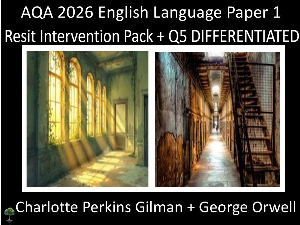 Two AQA 2026 English Language Paper 1| Resit Intervention | Q5 TASKS Differentiated