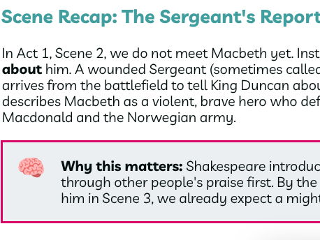 Macbeth - Act 1, Scene 2