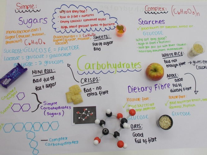 Carbohydrates simple and complex lesson observation Unit 1 AC 2.1