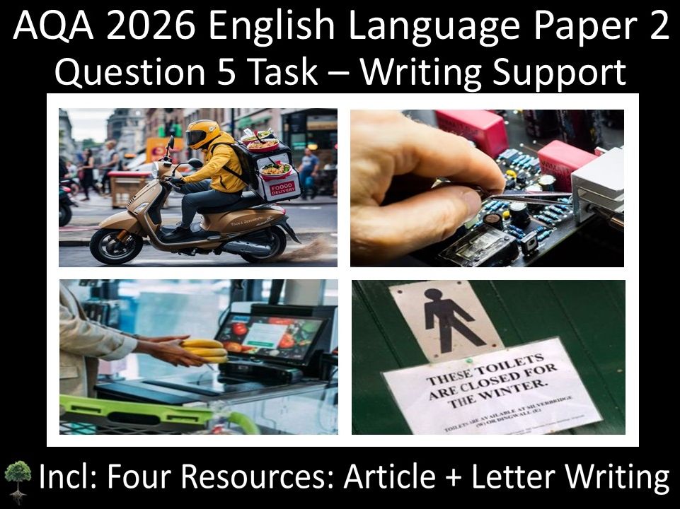 Four  Question 5: AQA 2026 English Language Paper 2 | Article + Letter Writing