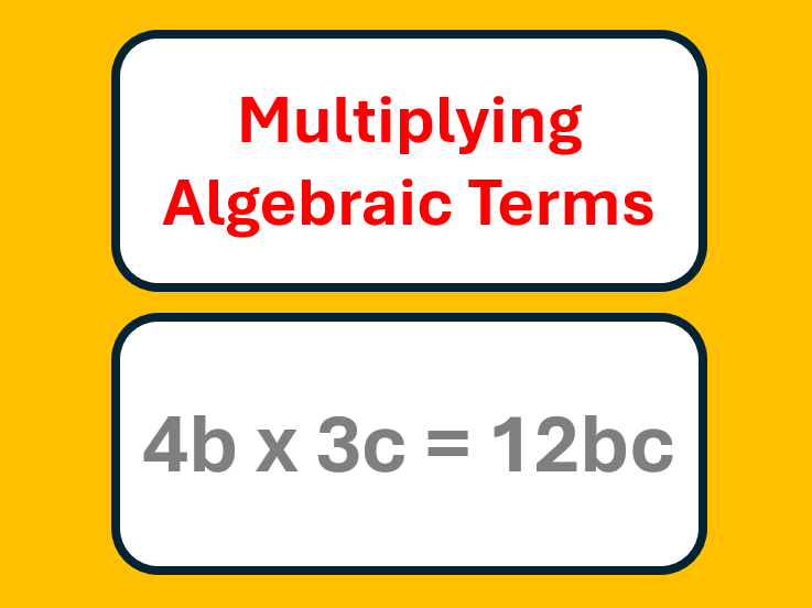 Multiplying Terms Worksheet