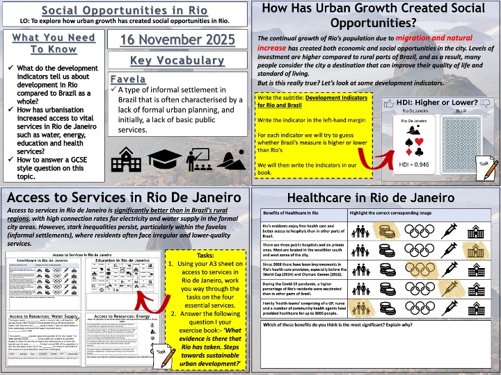 The Urban World: Social Opportunities in Rio de Janeiro