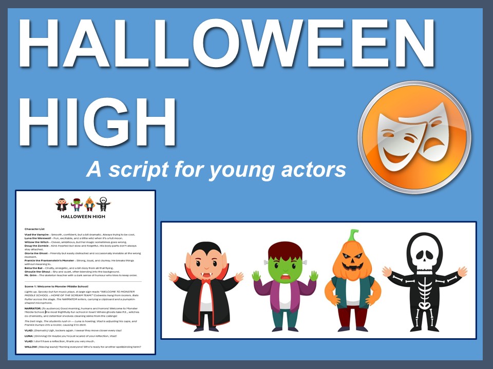 Halloween High: Script for young actors