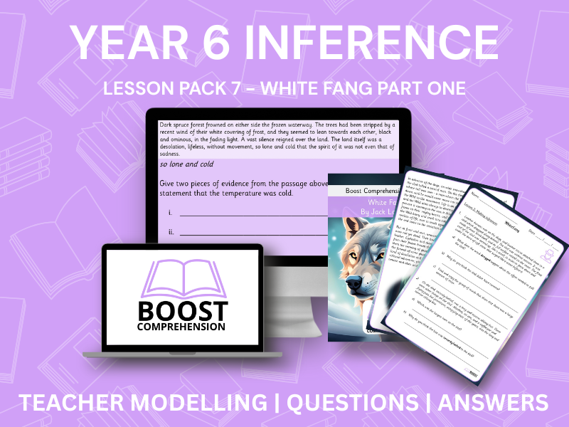 Inference Lesson Year 6 – White Fang Part 1