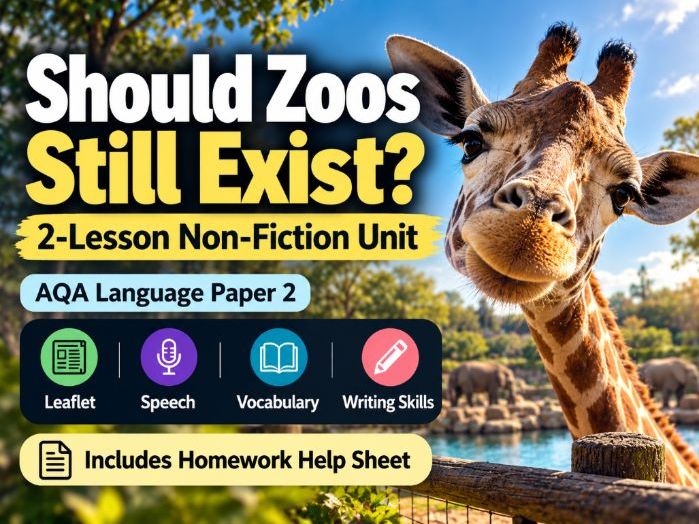Should Zoos Still Exist? | AQA Language Paper 2 | Non-Fiction Writing & Comparison