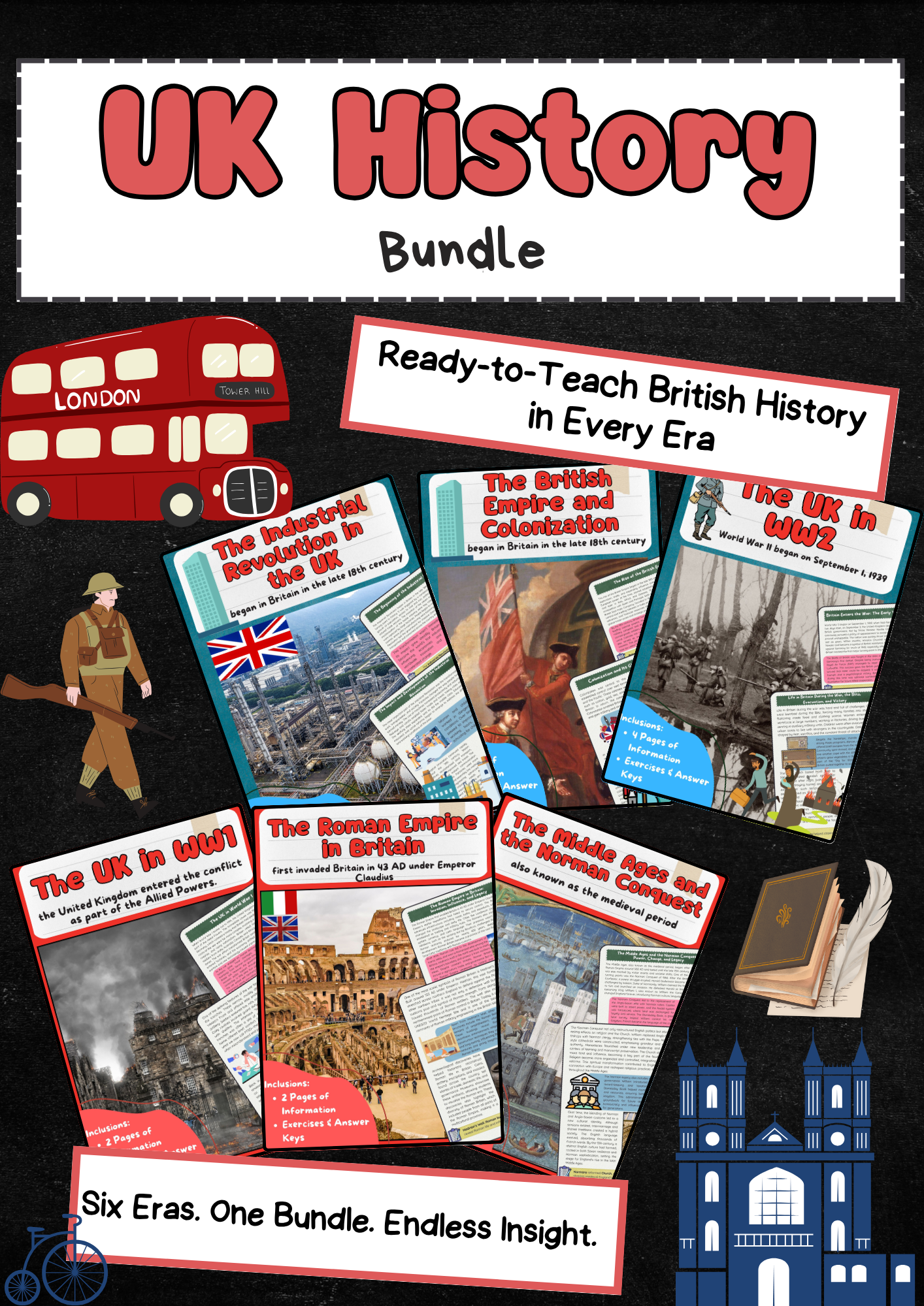 UK History Bundle: Empire, War, Revolution & Conquest