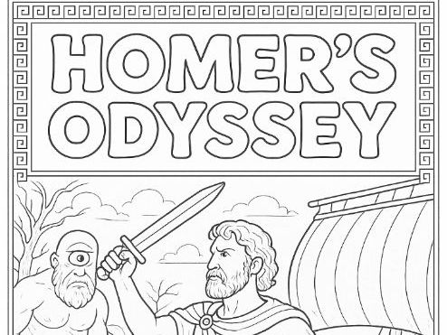 Bundle of 12 Greek Mythology Classics Colouring Sheets