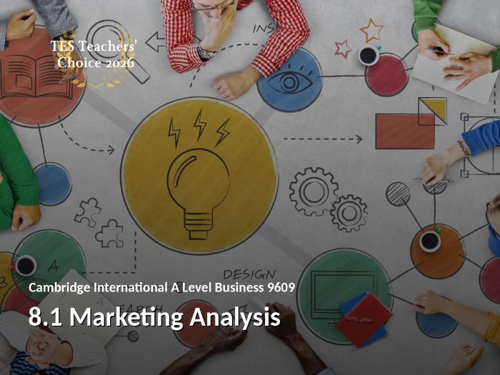 Cambridge A Level Business 9609 | 8.1 Marketing Analysis | PowerPoint + Answer Key | 2026-2028 Exams