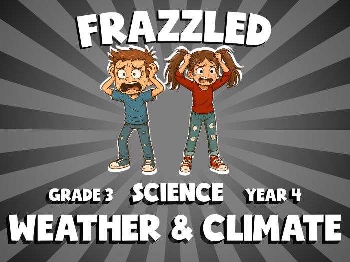 Weather & Climate FRAZZLED Science Game | No-Prep Year 4 Review Activity