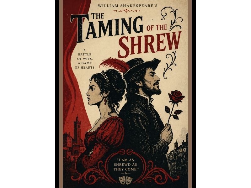 The Taming of the Shrew by William Shakespeare 18"x24" Poster