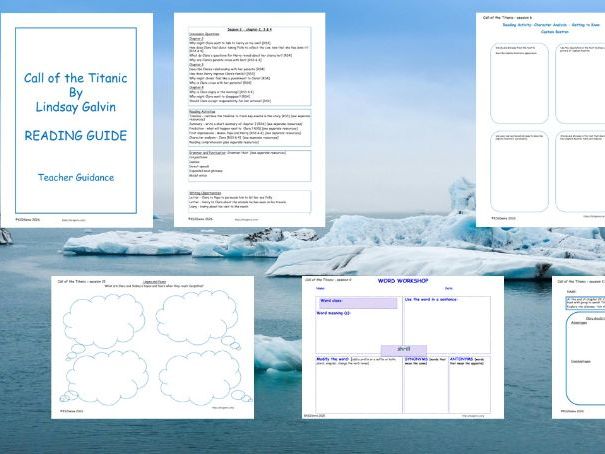 Call of the Titanic Reading Guide and resources