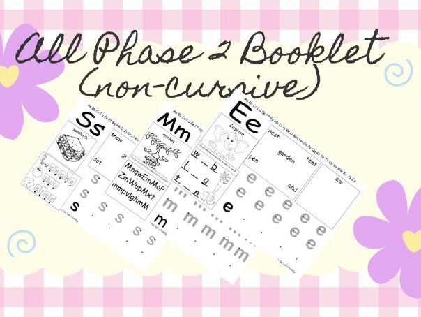 Full Phase 2 Booklet (non-cursive)
