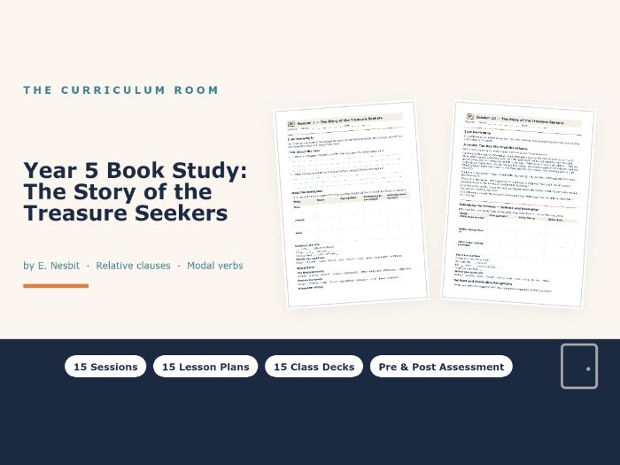 The Story of the Treasure Seekers Whole-Class Reading Unit: 15 Lessons | Year 5