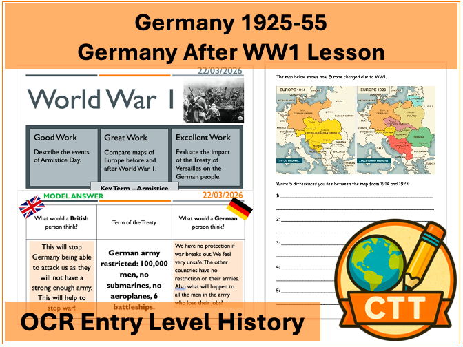 OCR Entry Level History - Germany 1925-55 - Germany After WW1 Lesson