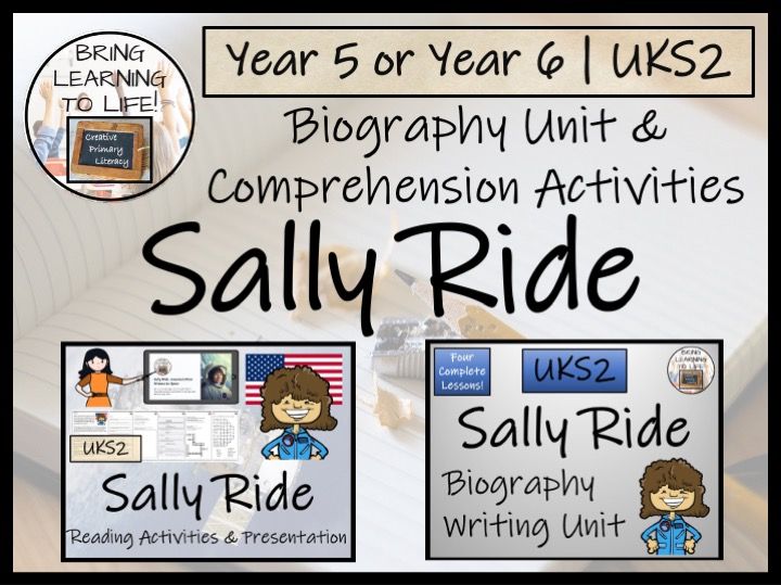 Sally Ride Reading Comprehension & Biography Bundle | Year 5 or Year 6