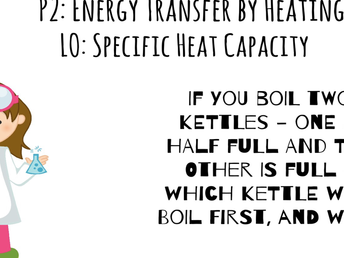 KS4 GCSE Trilogy Physics Specific Heat Capacity