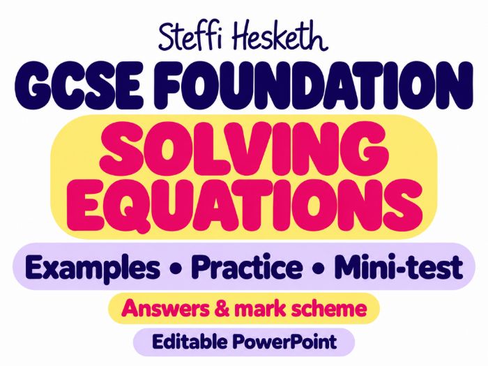 GCSE Foundation Maths Revision | Solving Equations
