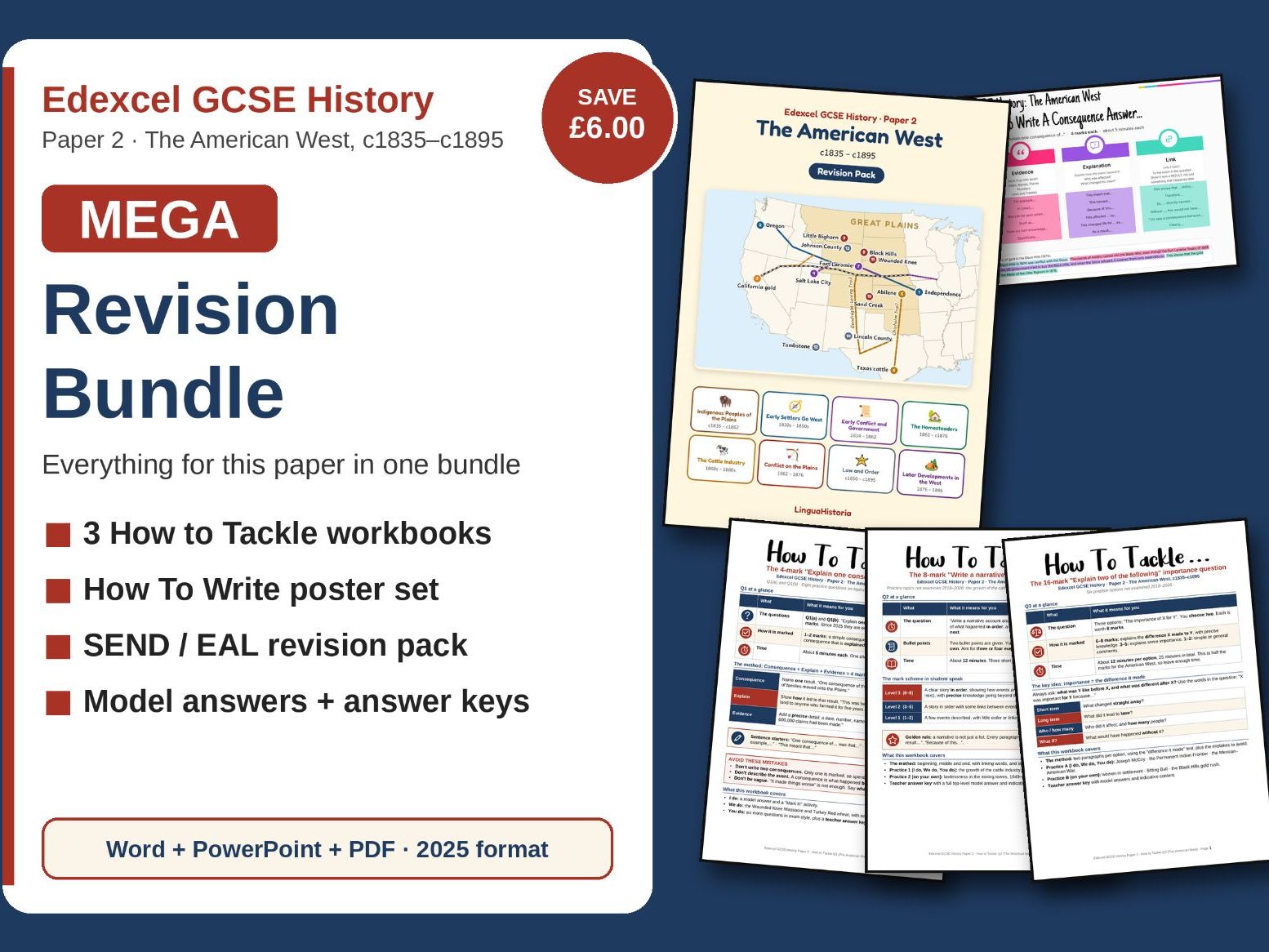 Edexcel GCSE American West MEGA Bundle