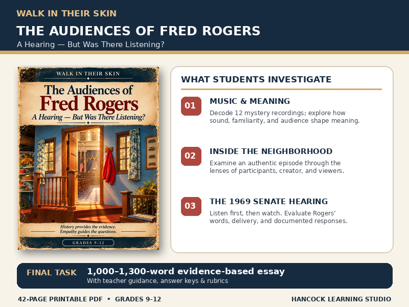 Fred Rogers: Listening & Empathy Study 9-12