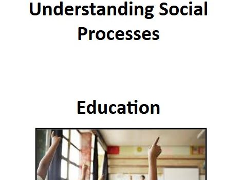 Eduqas Sociology Revision Notes Paper 1