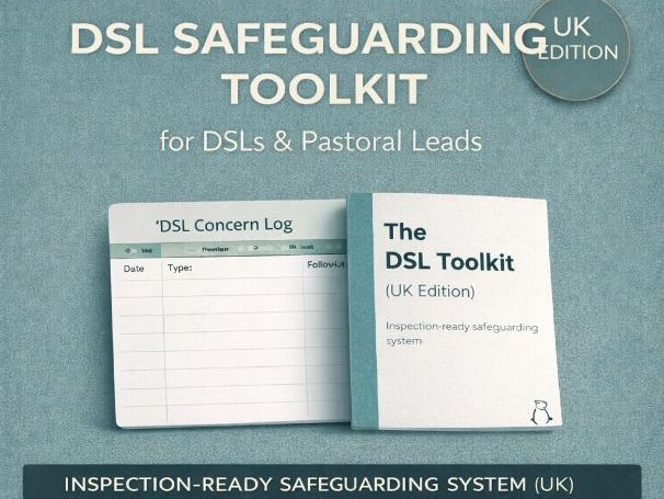 DSL Safeguarding Toolkit (UK Edition) Inspection-ready safeguarding system for schools
