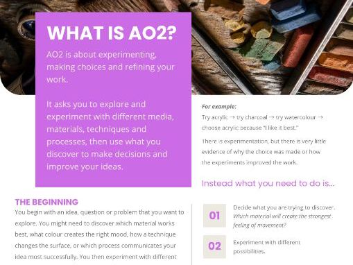 IGCSE Art AO2 Guide