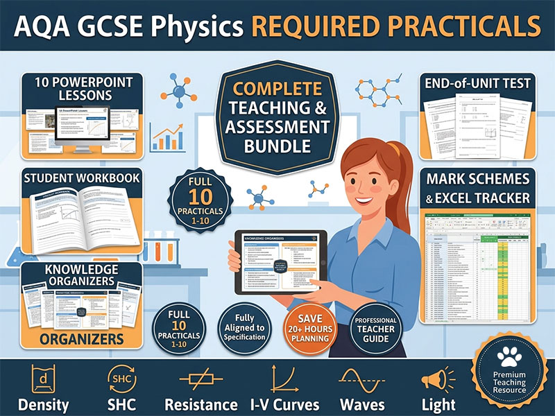 AQA GCSE Physics Required Practicals Bundle