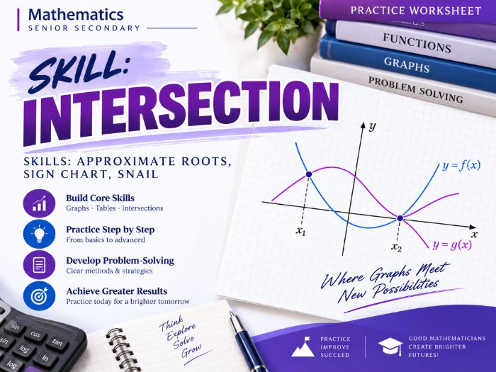 Intersection Skills Math: Graphs & Functions