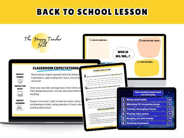Back to School Lesson