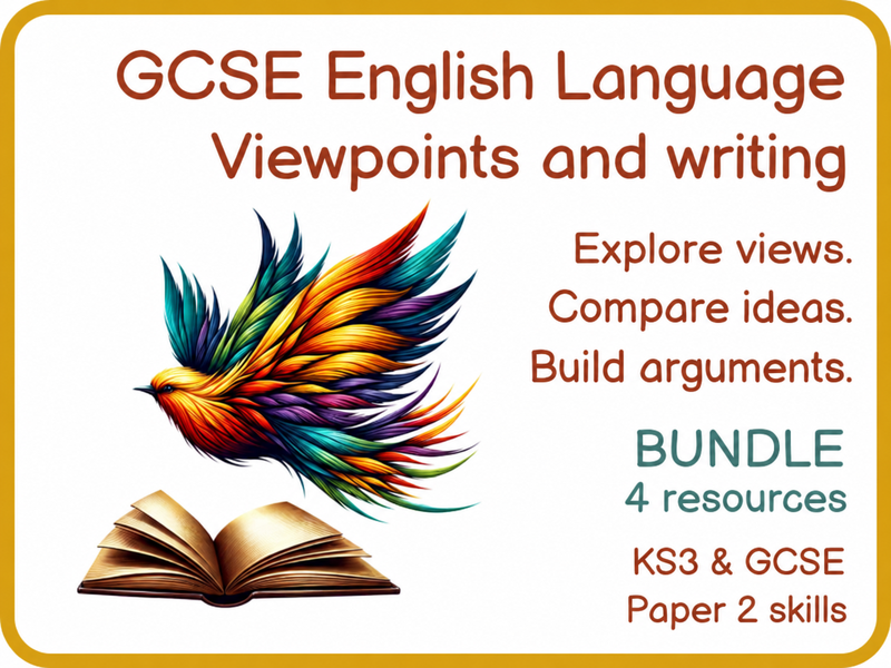 GCSE English Language Paper 2 Bundle – Viewpoints & Transactional Writing