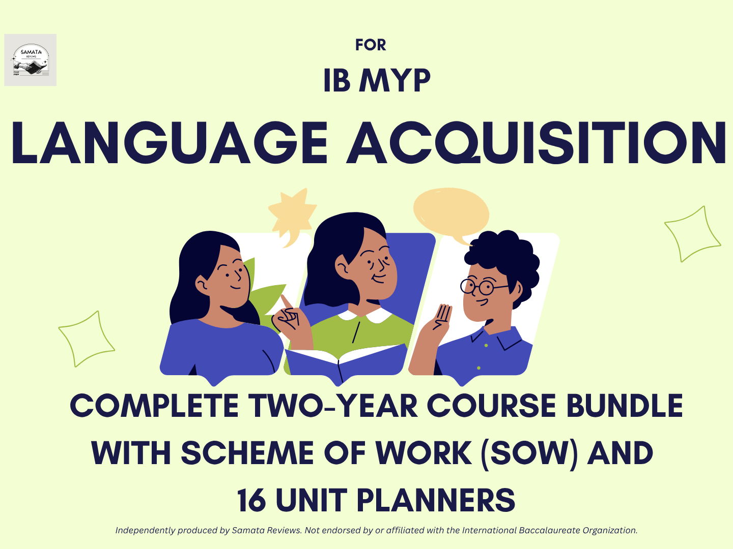 IB MYP Language Acquisition — Complete Two-Year Course Bundle | 2-Year Scheme of Work, Syllabus, Assessment Calendar, 16 Unit Planners