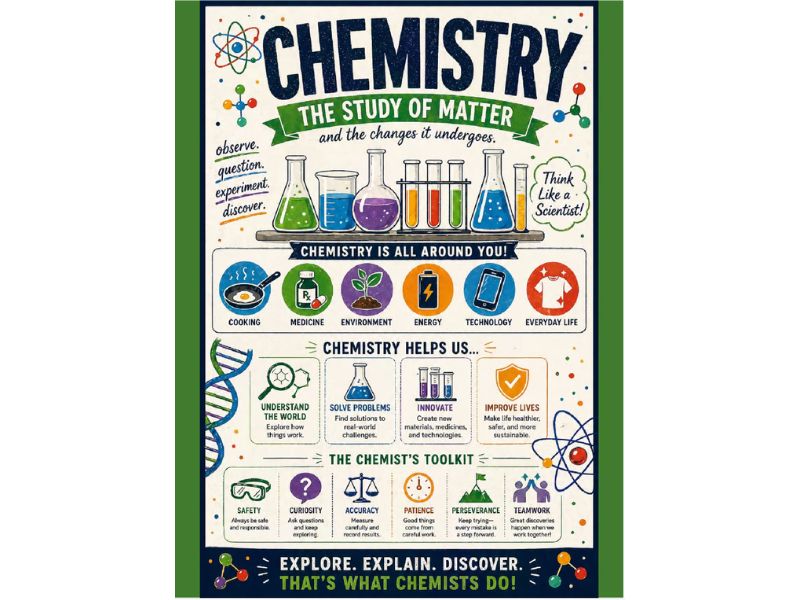 Chemistry Classroom Poster 18"x24"