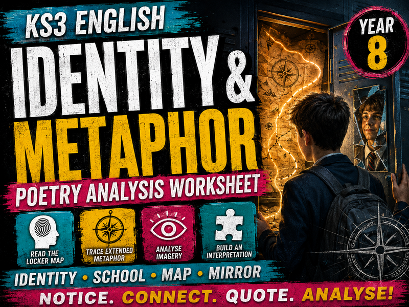 KS3 Poetry - Year 8 - Identity and Metaphor