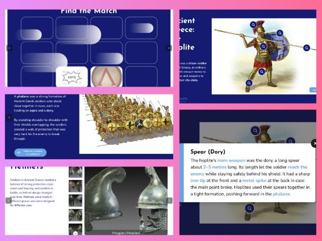 KS2 Ancient Greece: The Hoplite - Interactive Introduction