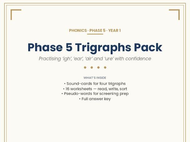 Phase 5 Trigraphs Pack