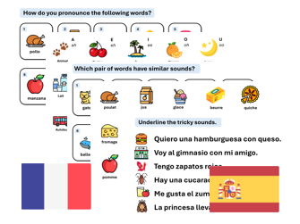 French & Spanish Phonics – Pronunciation & Reading Aloud