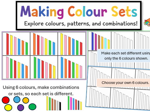 Making Colour Sets for EYFS and KS1