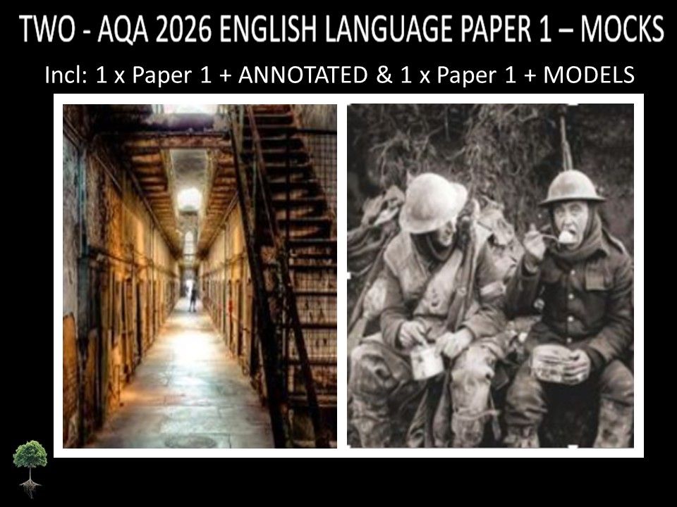TWO - AQA PAPER 1 | 2026 FULL MOCKS | + ANNOTATED + MODELS
