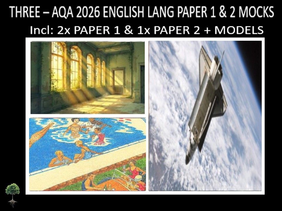 THREE - AQA PAPER 1 & 2 | 2026 FULL MOCKS | MODELS