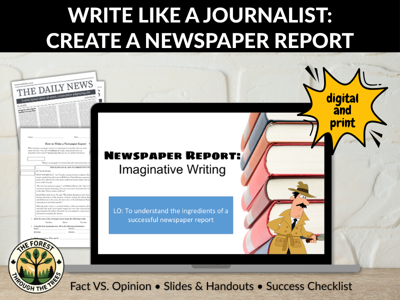 Newspaper Report Writing Lesson | Fairy Tale News Report Lesson for KS3 | English Writing (11-14)